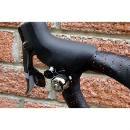 Installed mini brass bell